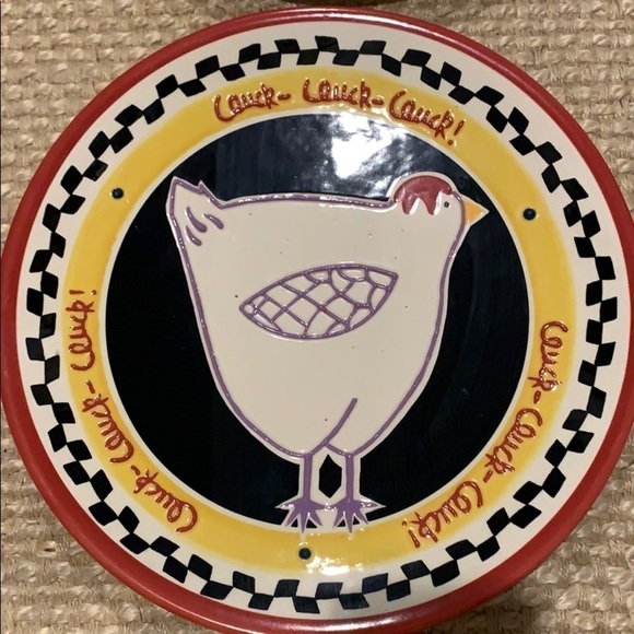 Southern Living @ Home Becky Denny Rooster & Hen Plates - Picture 4 of 7